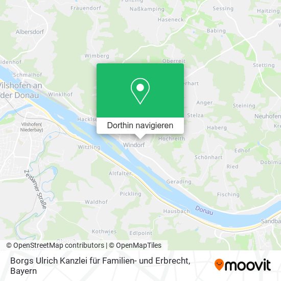 Borgs Ulrich Kanzlei für Familien- und Erbrecht Karte