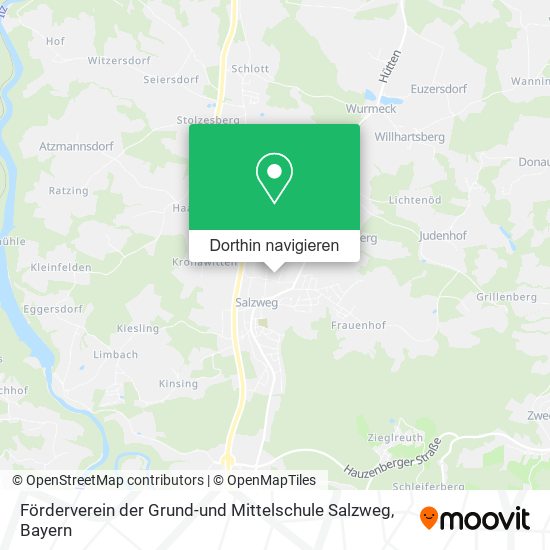 Förderverein der Grund-und Mittelschule Salzweg Karte