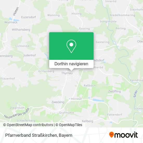 Pfarrverband Straßkirchen Karte