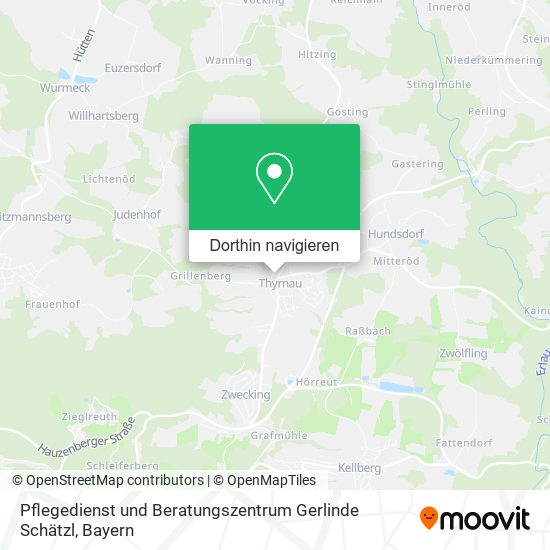 Pflegedienst und Beratungszentrum Gerlinde Schätzl Karte