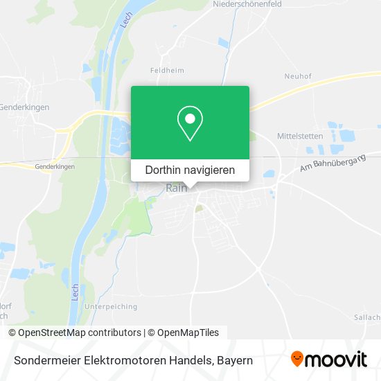 Sondermeier Elektromotoren Handels Karte