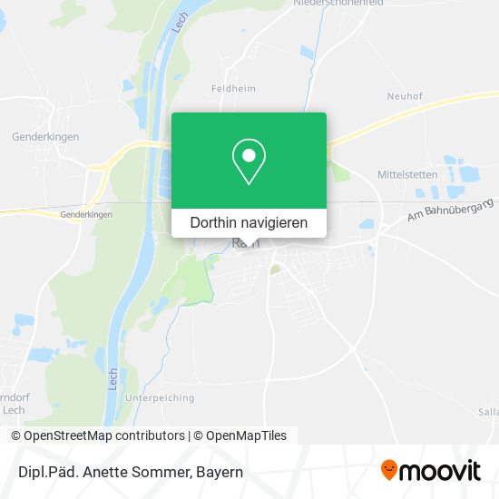 Dipl.Päd. Anette Sommer Karte