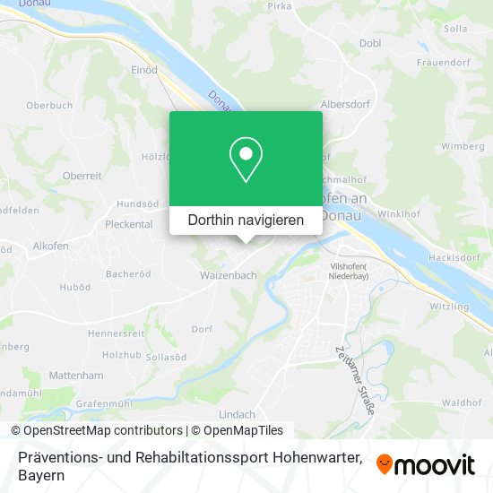 Präventions- und Rehabiltationssport Hohenwarter Karte
