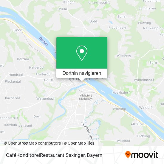 CaféKonditoreiRestaurant Saxinger Karte