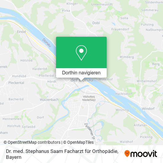Dr. med. Stephanus Saam Facharzt für Orthopädie Karte