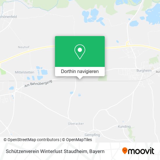 Schützenverein Winterlust Staudheim Karte