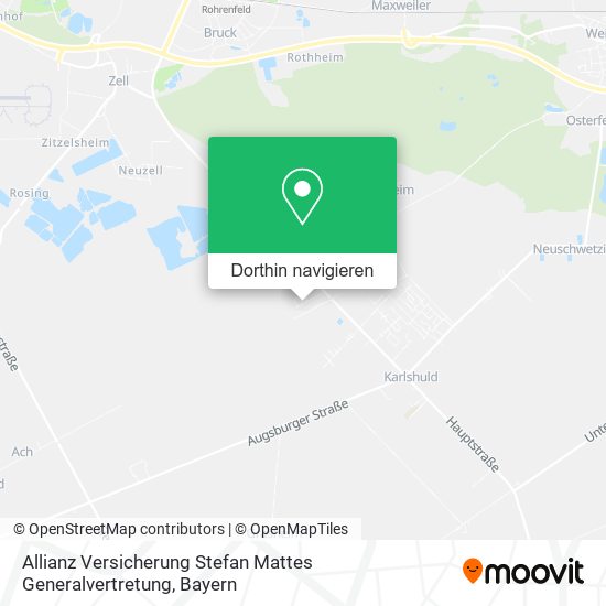 Allianz Versicherung Stefan Mattes Generalvertretung Karte