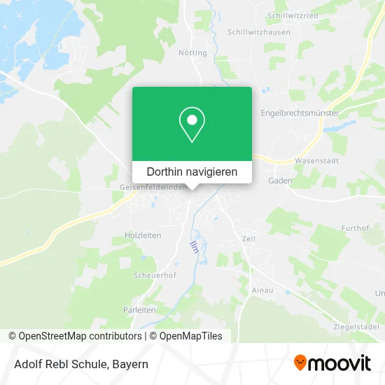 Adolf Rebl Schule Karte