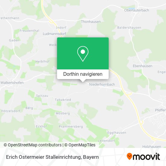Erich Ostermeier Stalleinrichtung Karte