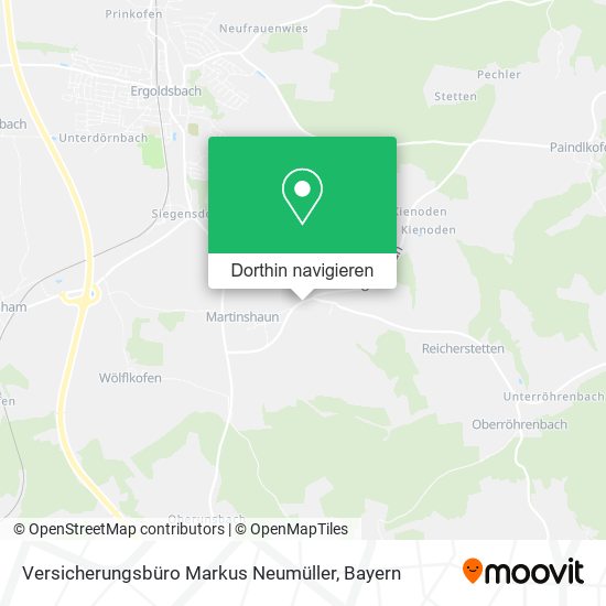 Versicherungsbüro Markus Neumüller Karte