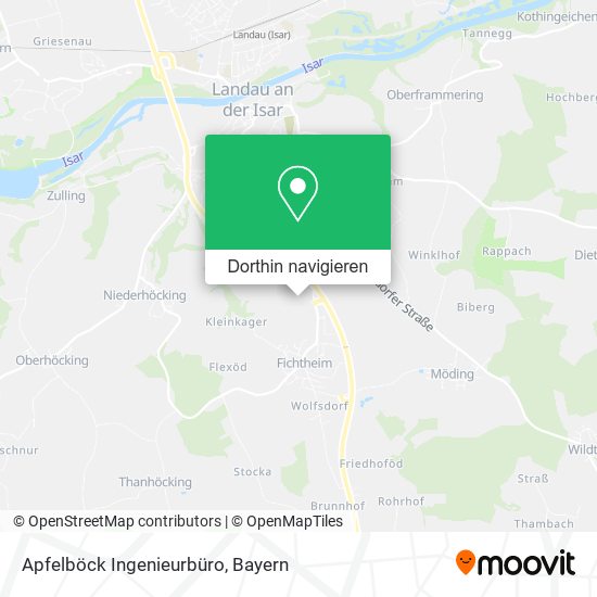 Apfelböck Ingenieurbüro Karte