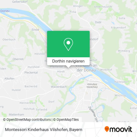 Montessori Kinderhaus Vilshofen Karte
