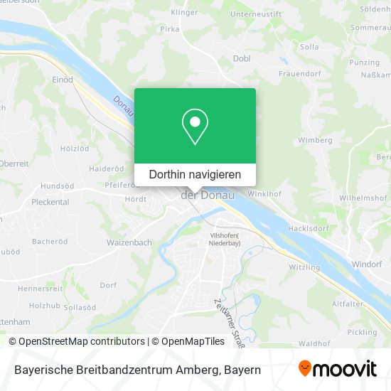 Bayerische Breitbandzentrum Amberg Karte