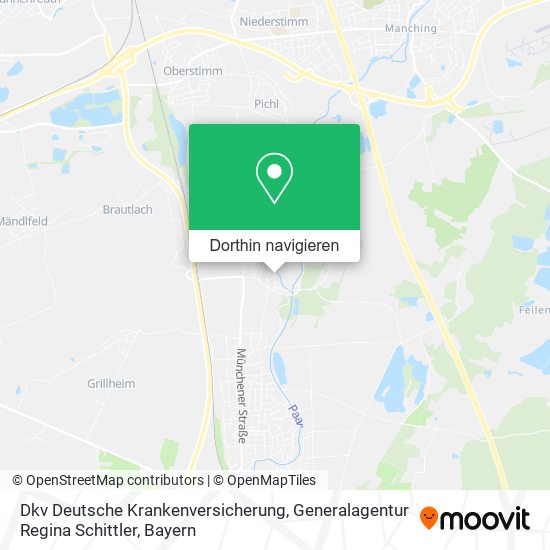 Dkv Deutsche Krankenversicherung, Generalagentur Regina Schittler Karte