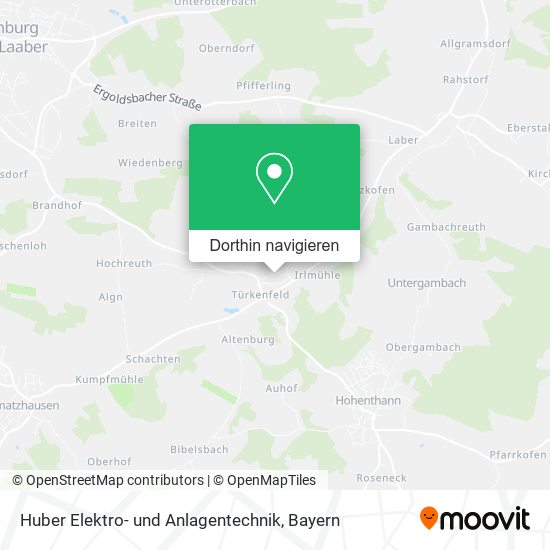 Huber Elektro- und Anlagentechnik Karte