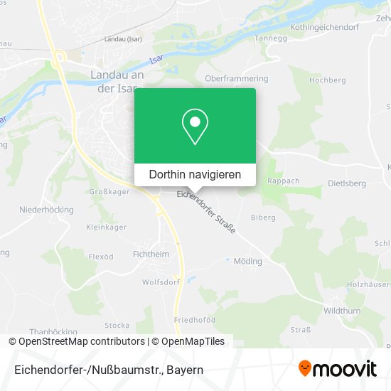 Eichendorfer-/Nußbaumstr. Karte