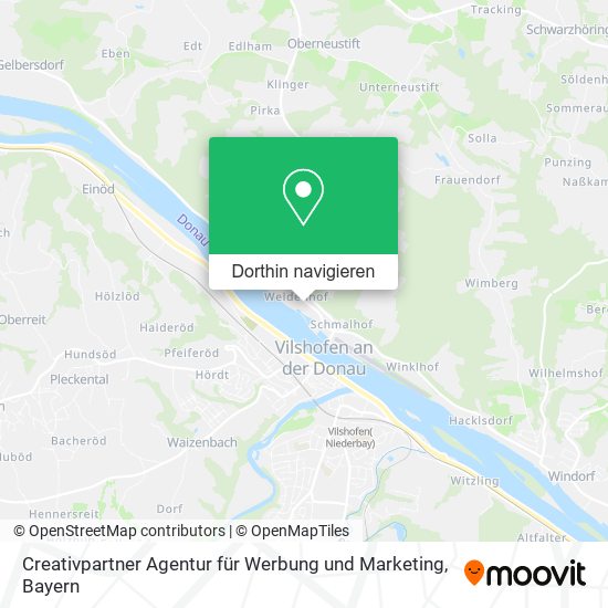Creativpartner Agentur für Werbung und Marketing Karte