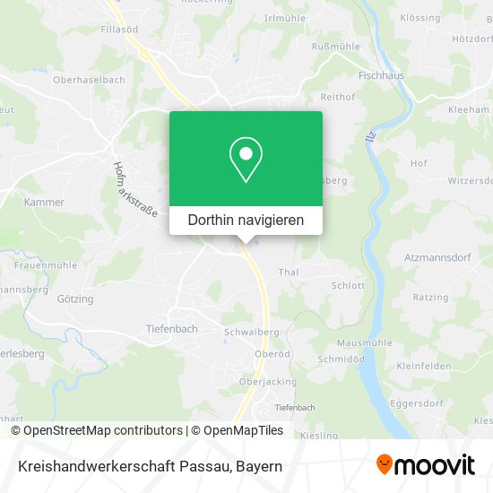 Kreishandwerkerschaft Passau Karte