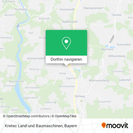 Kretec Land-und Baumaschinen Karte