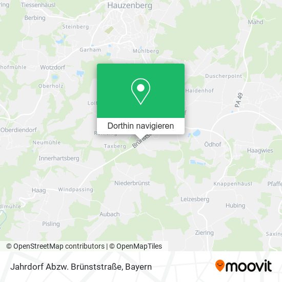 Jahrdorf Abzw. Brünststraße Karte