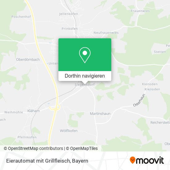 Eierautomat mit Grillfleisch Karte
