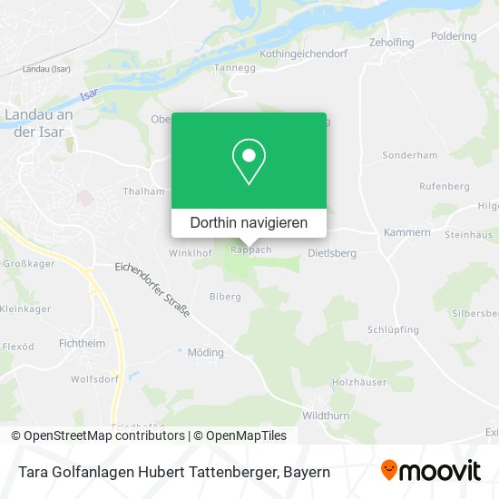 Tara Golfanlagen Hubert Tattenberger Karte