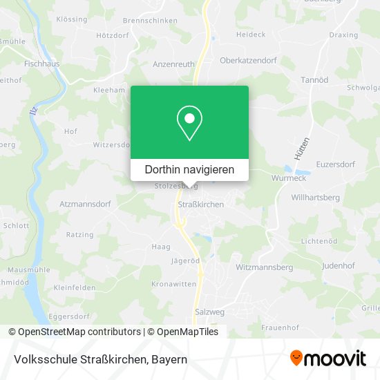 Volksschule Straßkirchen Karte