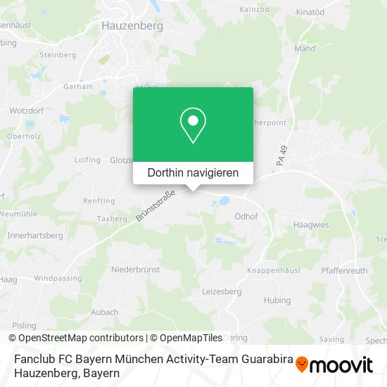 Fanclub FC Bayern München Activity-Team Guarabira Hauzenberg Karte