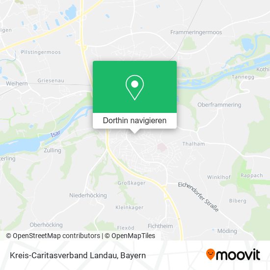 Kreis-Caritasverband Landau Karte