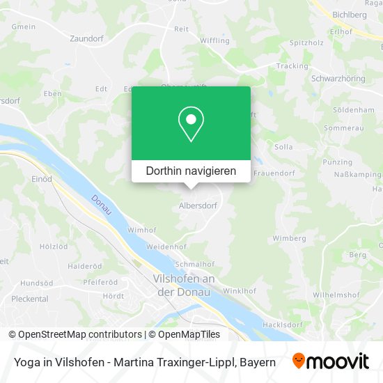 Yoga in Vilshofen - Martina Traxinger-Lippl Karte