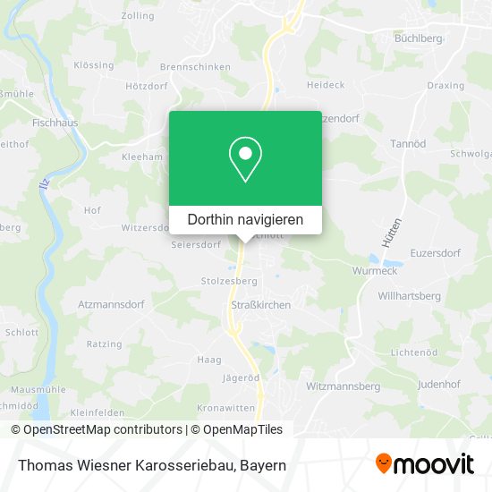 Thomas Wiesner Karosseriebau Karte