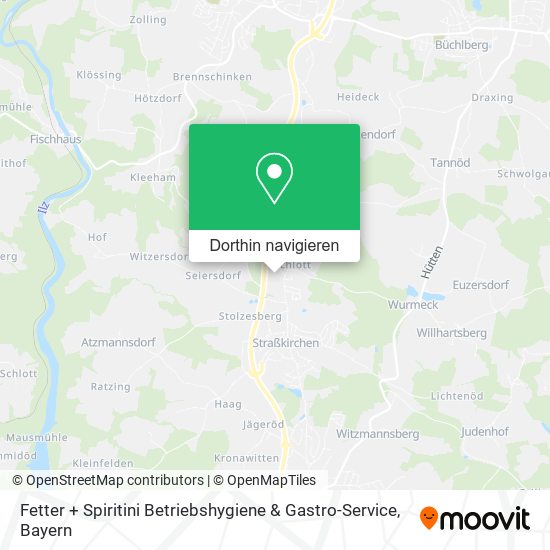 Fetter + Spiritini Betriebshygiene & Gastro-Service Karte
