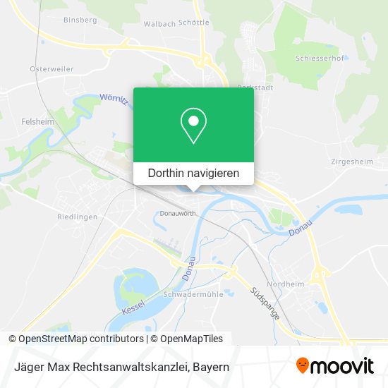 Jäger Max Rechtsanwaltskanzlei Karte