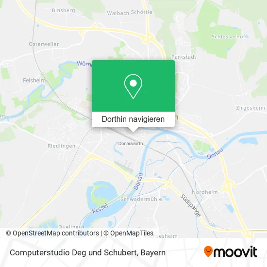 Computerstudio Deg und Schubert Karte