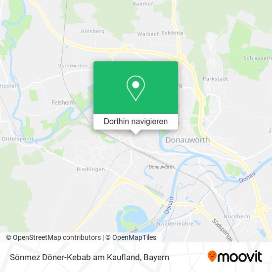 Sönmez Döner-Kebab am Kaufland Karte