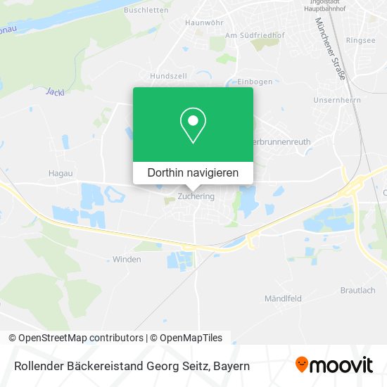 Rollender Bäckereistand Georg Seitz Karte