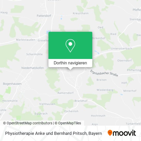 Physiotherapie Anke und Bernhard Pritsch Karte