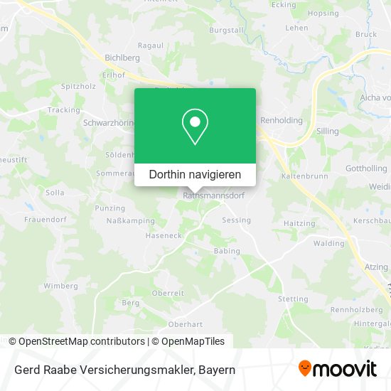Gerd Raabe Versicherungsmakler Karte