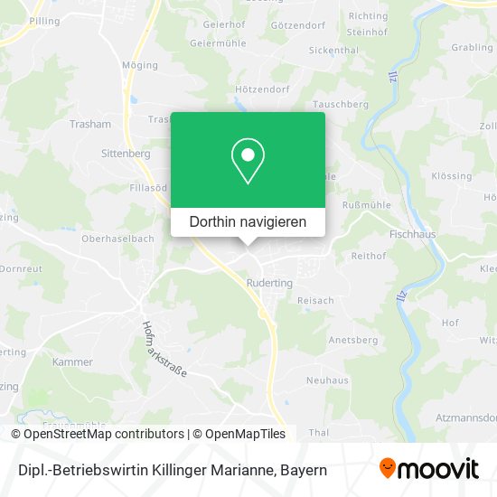 Dipl.-Betriebswirtin Killinger Marianne Karte