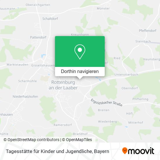 Tagesstätte für Kinder und Jugendliche Karte