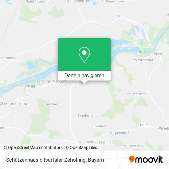 Schützenhaus d'Isartaler Zeholfing Karte