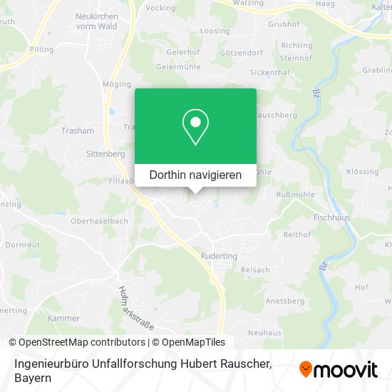 Ingenieurbüro Unfallforschung Hubert Rauscher Karte