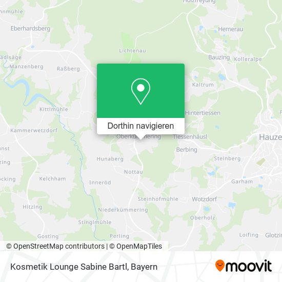 Kosmetik Lounge Sabine Bartl Karte