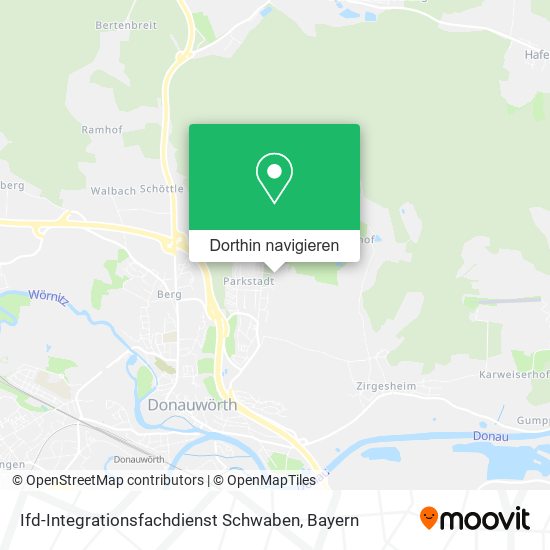 Ifd-Integrationsfachdienst Schwaben Karte