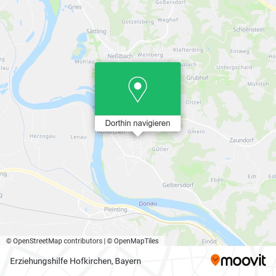 Erziehungshilfe Hofkirchen Karte