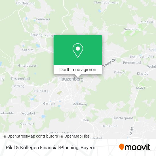 Pilsl & Kollegen Financial-Planning Karte