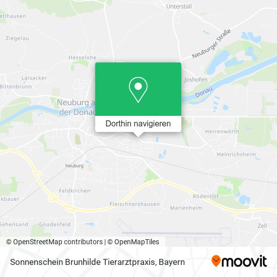 Sonnenschein Brunhilde Tierarztpraxis Karte