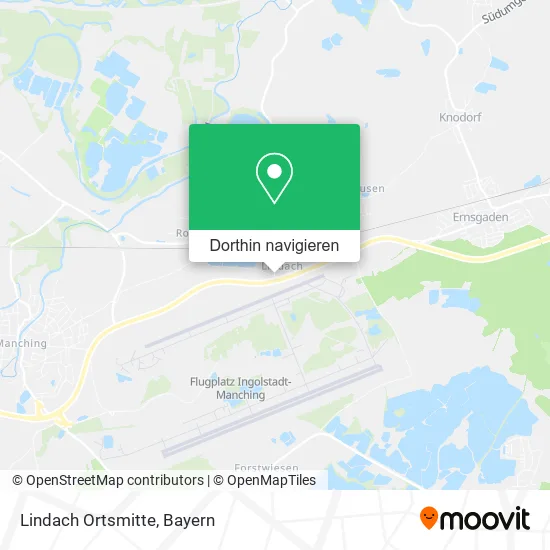 Lindach Ortsmitte Karte