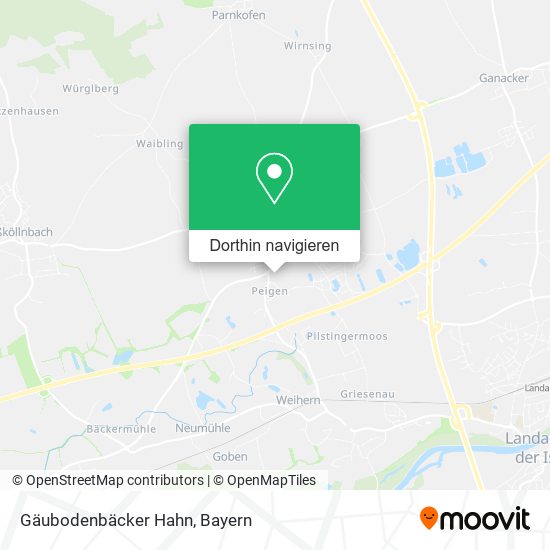 Gäubodenbäcker Hahn Karte