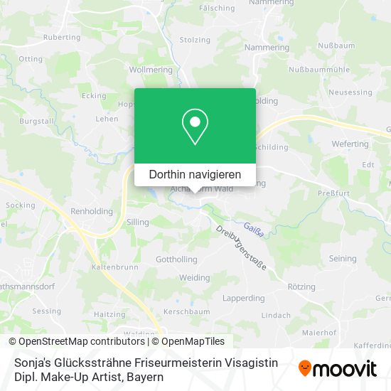 Sonja's Glückssträhne Friseurmeisterin Visagistin Dipl. Make-Up Artist Karte